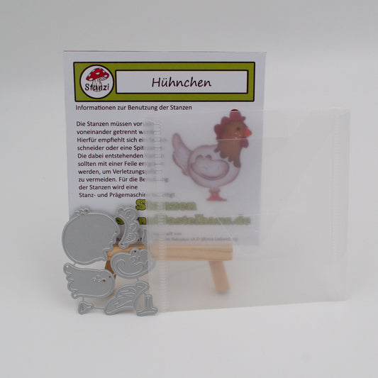 Stanzi® Hühnchen Stanzschablone