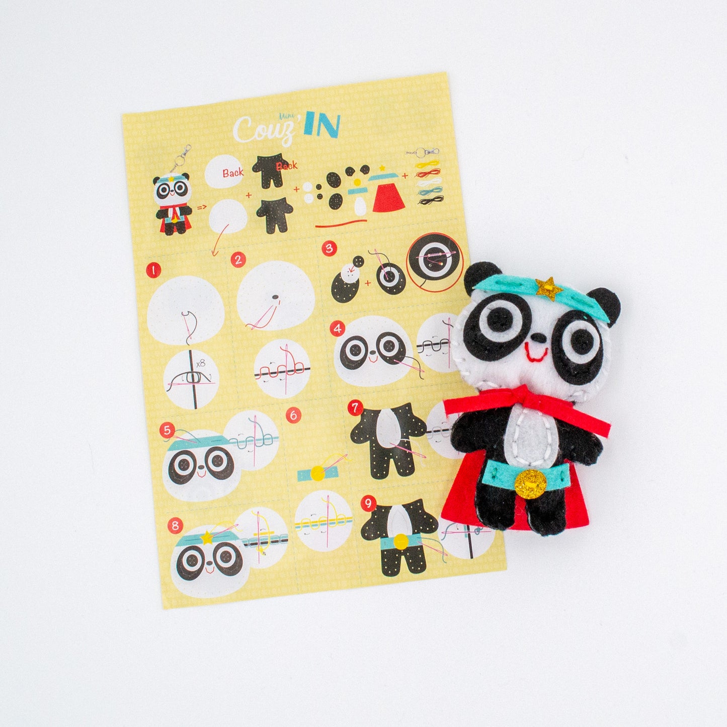 Kreativ-Box Nähen Mini Couz’IN "Superhelden"