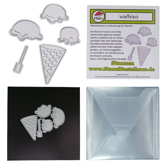 Stanzi® Waffeleis Stanzschablone