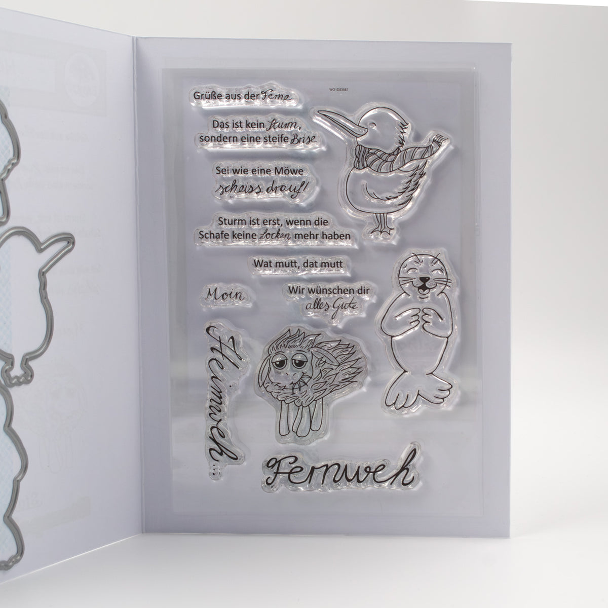 Detailaufnahme der Clear Stamps aus der Stanzi® Einstiegsversion