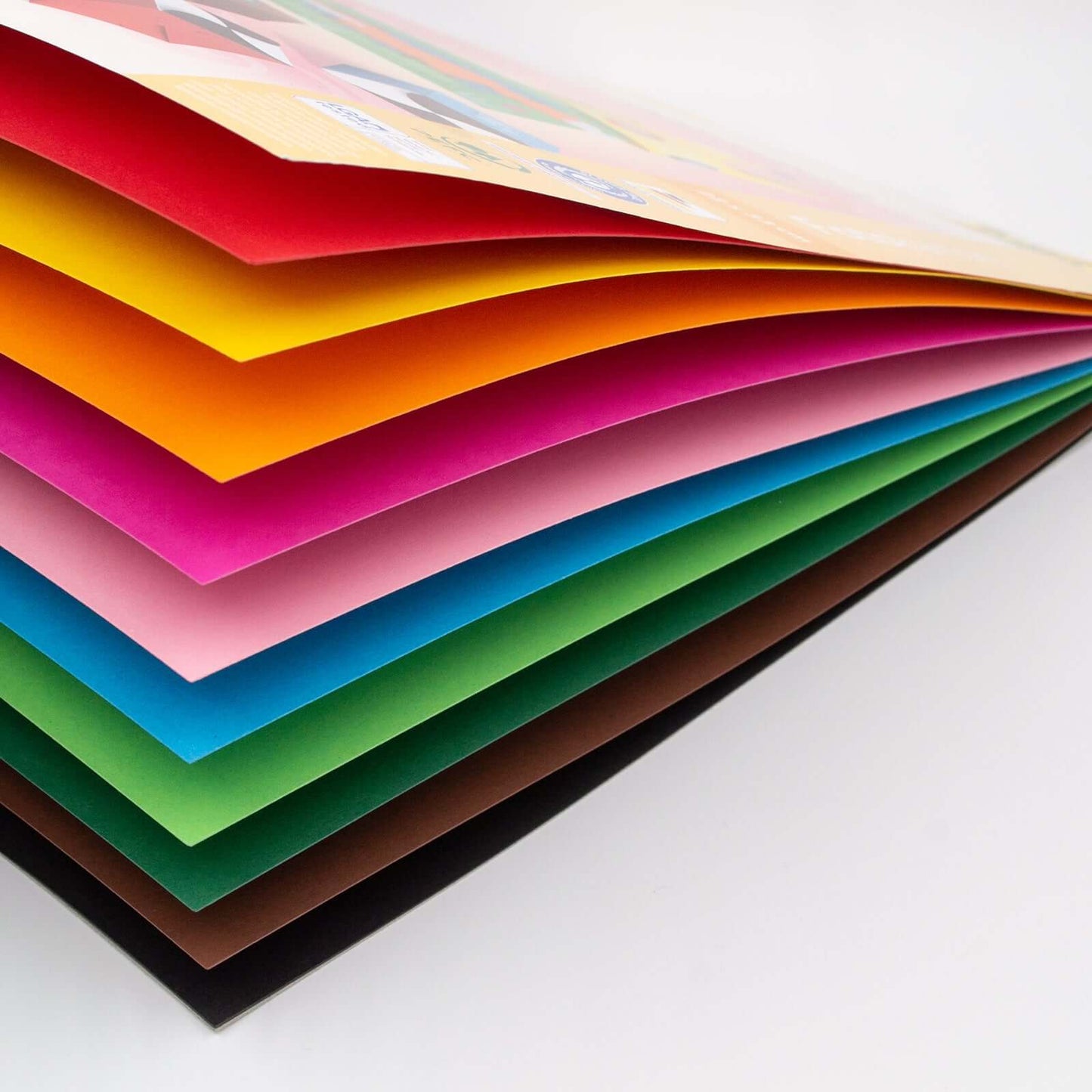 folia Fotokarton farbsortiert 300 g/qm 10 Blatt