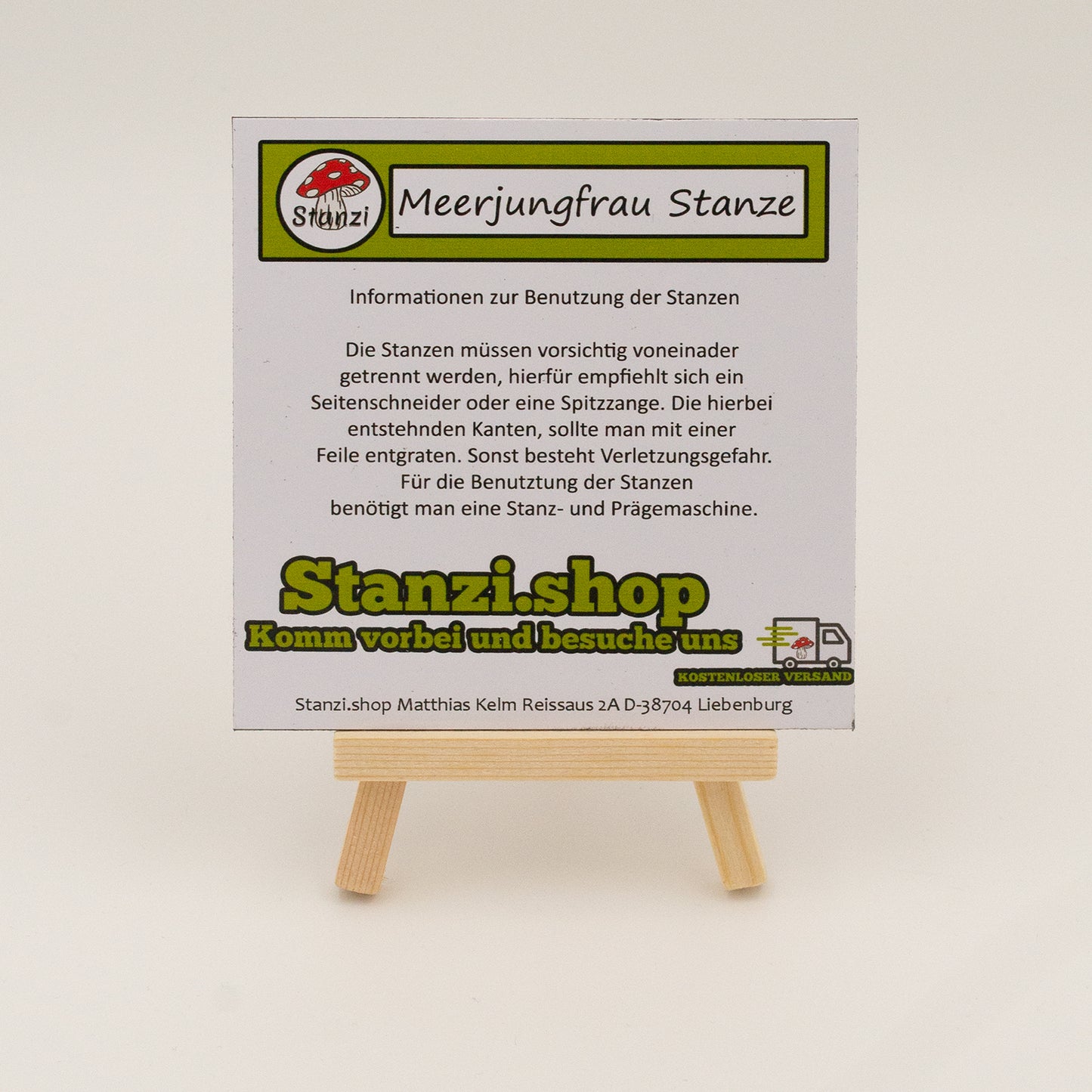 Stanzi® Meerjungfrau Stanzschablone