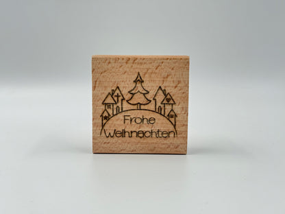 Holzstempel Weihnachtsdorf – Stanzi® Design