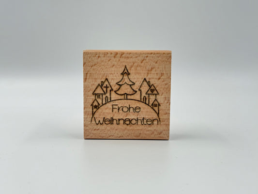 Holzstempel Weihnachtsdorf – Stanzi® Design