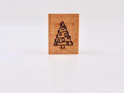 Holzstempel Weihnachtsbaum – Stanzi® Design
