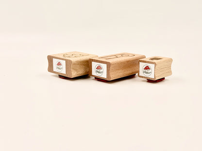 Holzstempel-Set Geschenke des Winters – Stanzi® Design