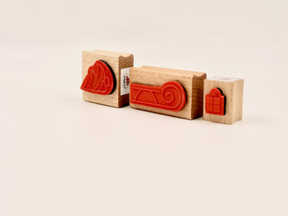 Holzstempel-Set Geschenke des Winters – Stanzi® Design