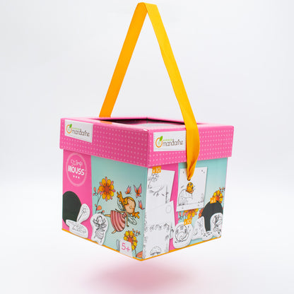 Kinder Stempel Set Feen mit Blumen