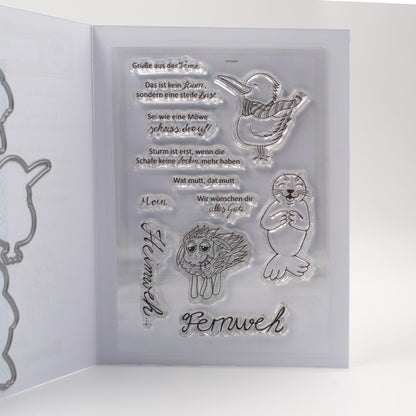 Detailaufnahme der Clear Stamps aus der Stanzi® Einstiegsversion
