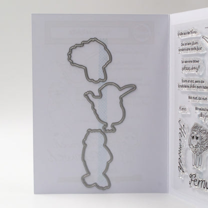 Detailaufnahme der Stanzi® Stanzschablonen aus der Einstiegsversion
